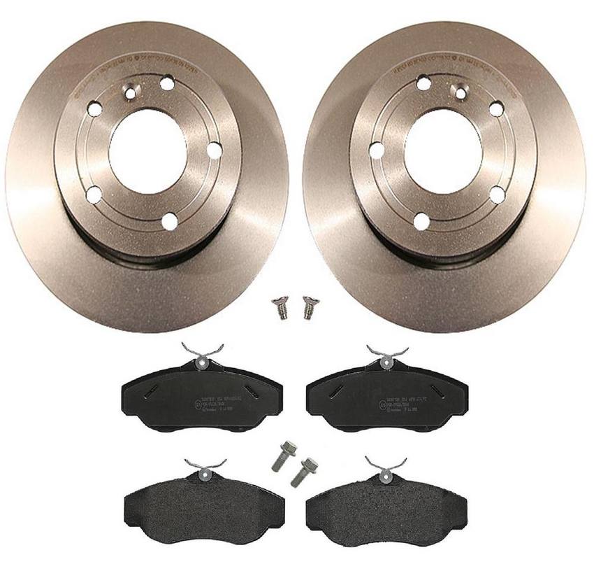 Brembo Brake Pads and Rotors Kit - Front (297mm) (Low-Met)